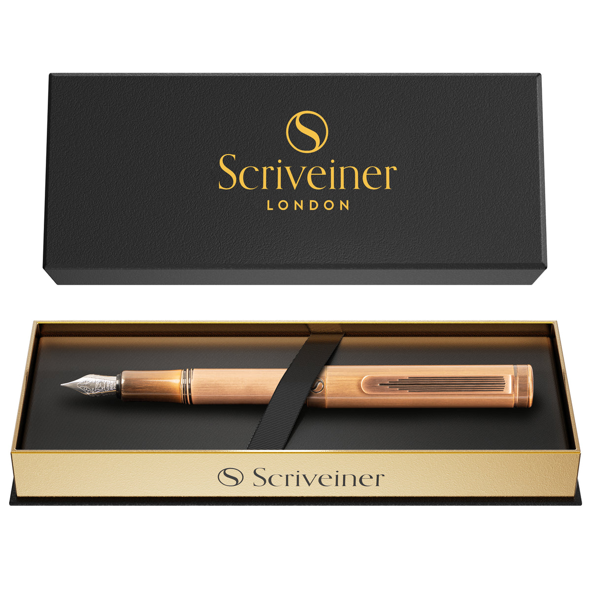 Scriveiner Pocket Pen Kupfer Füllfederhalter - Mittlere Feder