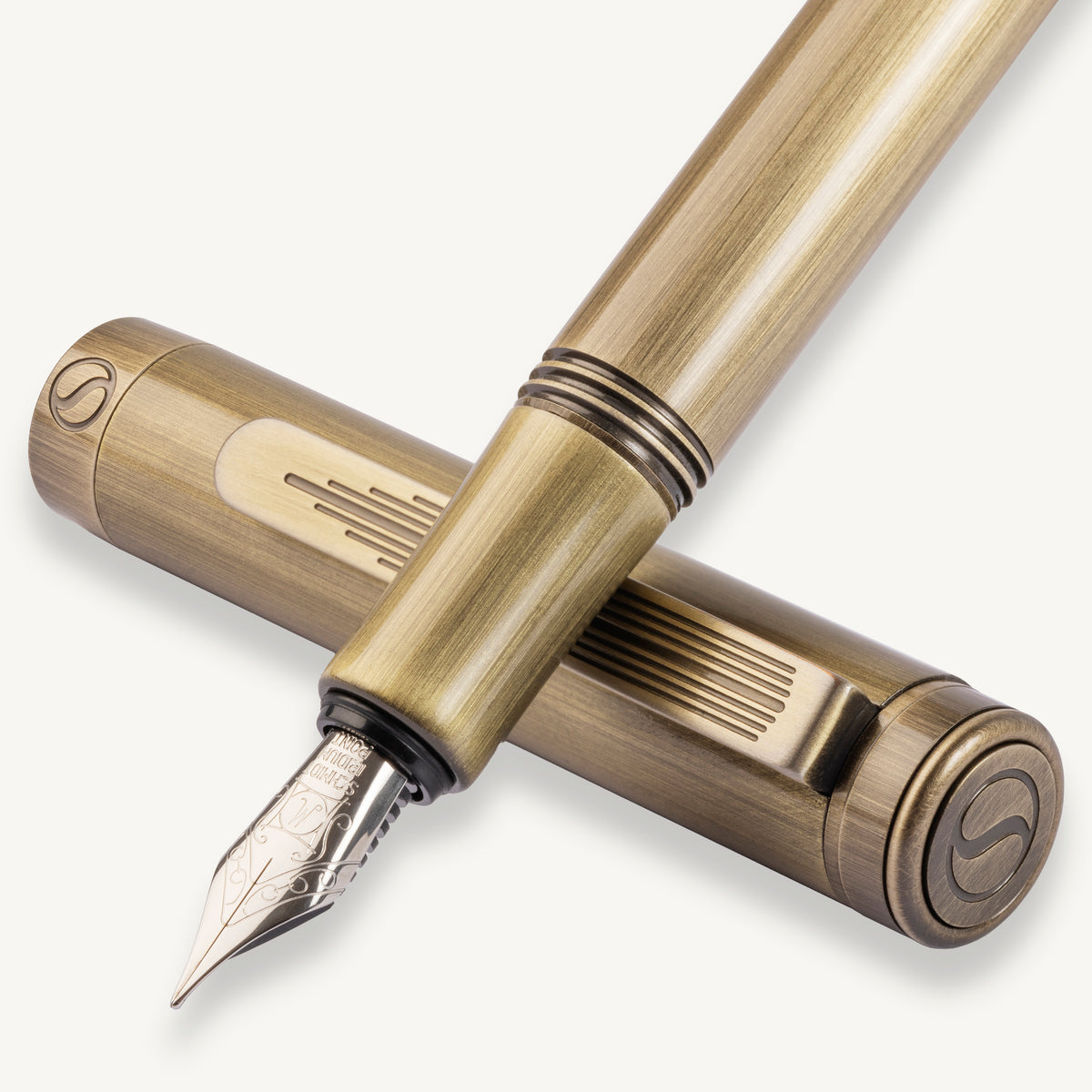 Scriveiner Pocket Pen Bronze Fountain Pen - Medium Nib