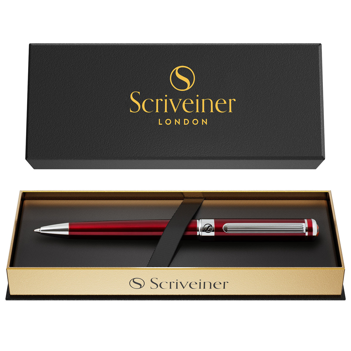 Bolígrafo Scriveiner Classic Rojo Carmesí