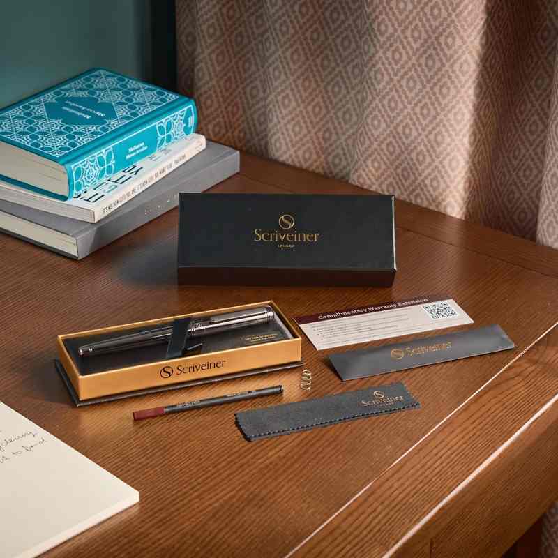 Scriveiner Classic Gun Metal Rollerball Pen