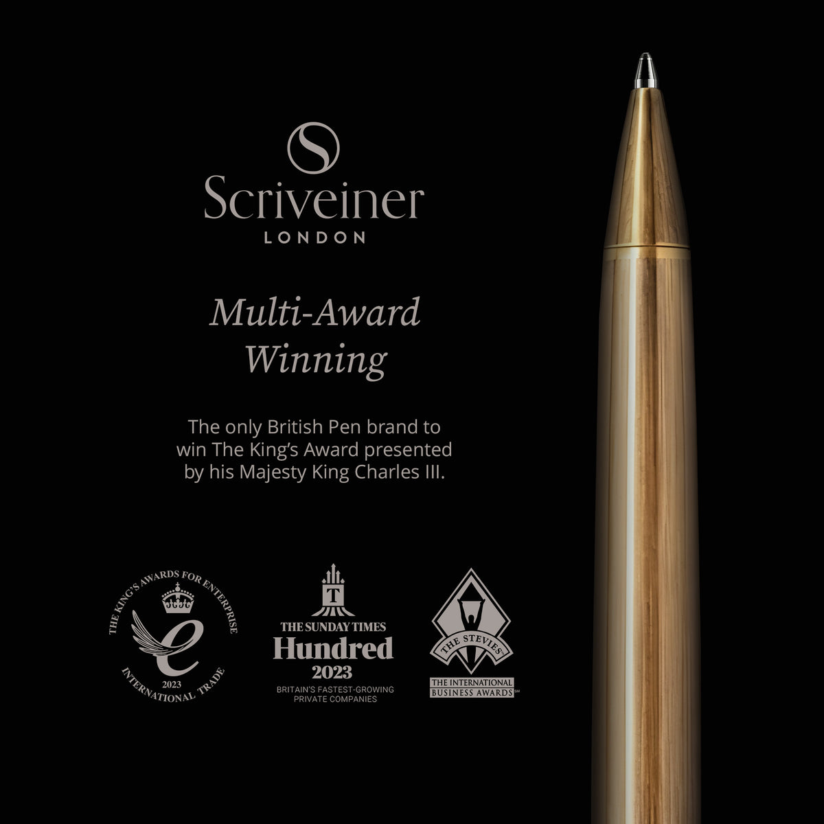 Scriveiner Classic Bronze Ballpoint Pen