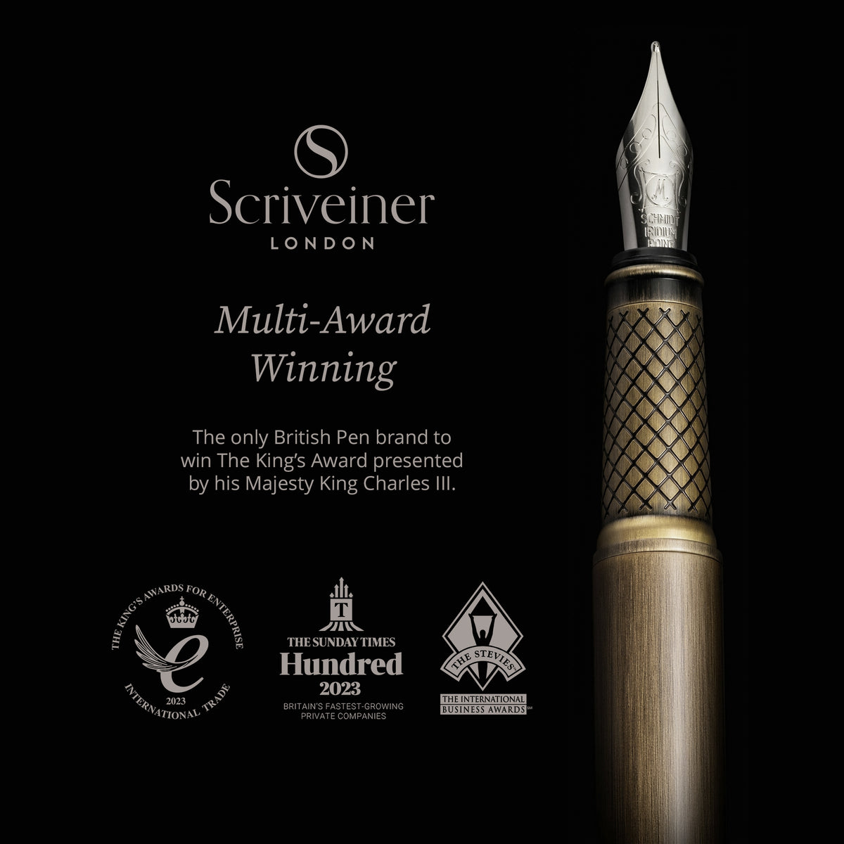Scriveiner Classic Bronze Fountain Pen – Fine