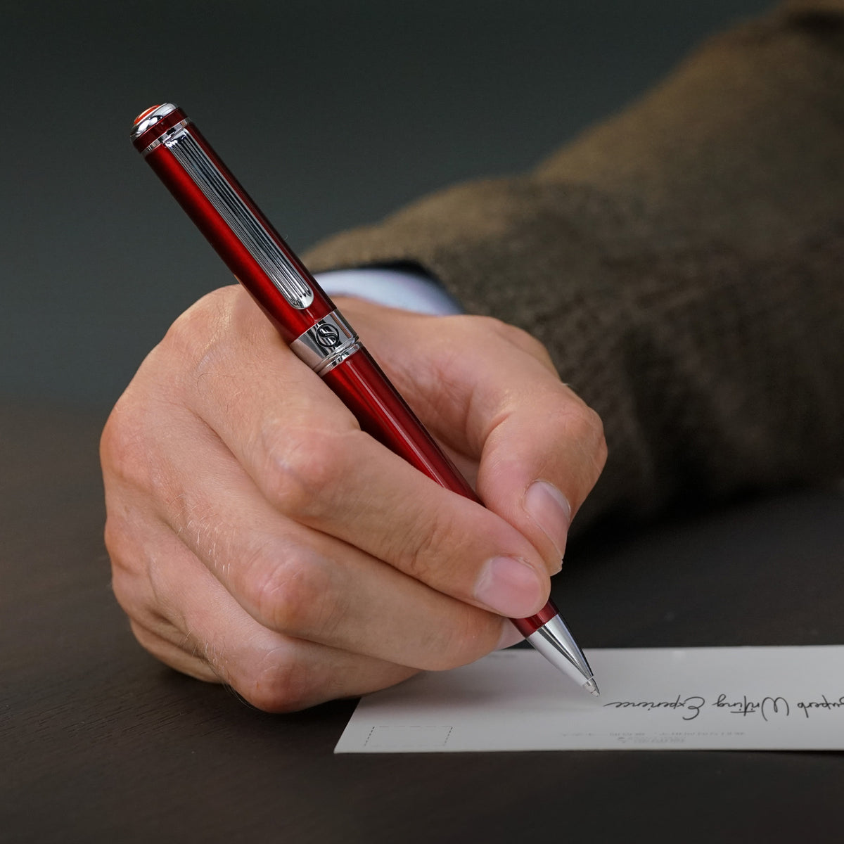 Bolígrafo Scriveiner Classic Rojo Carmesí