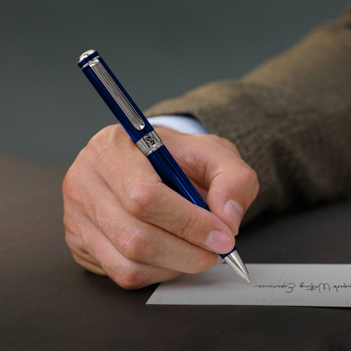 Penna a sfera Scriveiner Classic Blu Mezzanotte