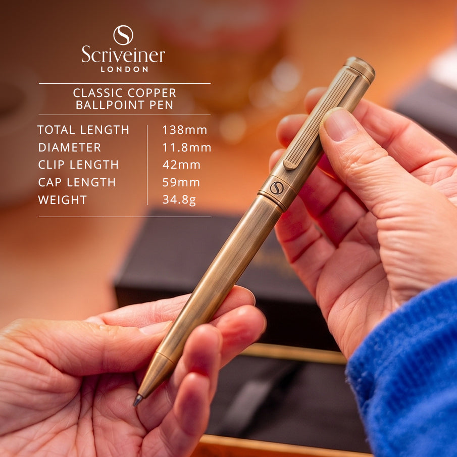 Scriveiner Classic Bronze Ballpoint Pen
