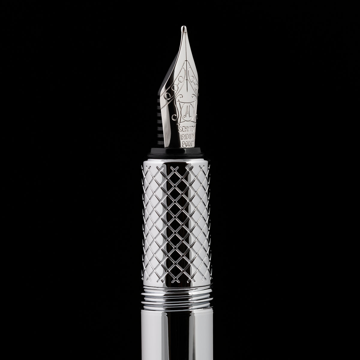 Pluma estilográfica Scriveiner Pocket Pen Plata Cromo - Punta media