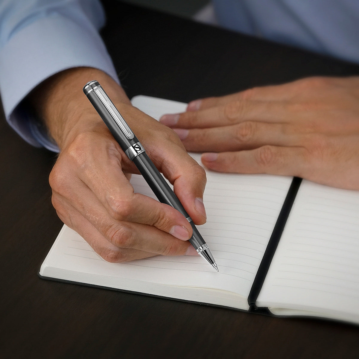 Scriveiner Classic Dark Grey Rollerball Pen