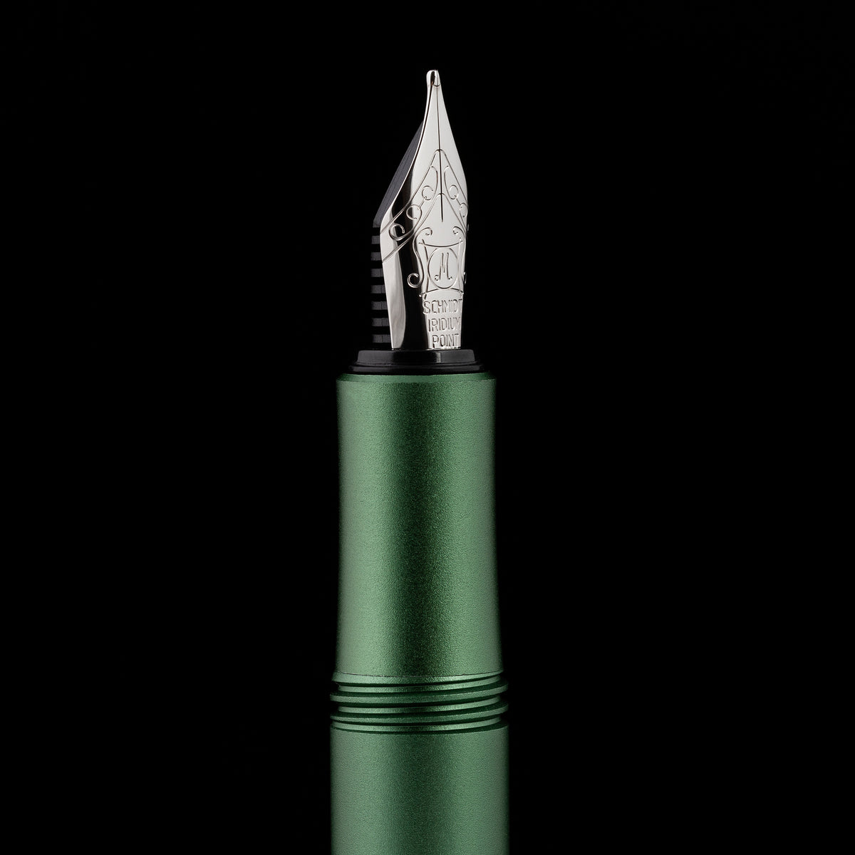 Scriveiner Pocket Pen Matt Green Fountain Pen - Medium Nib