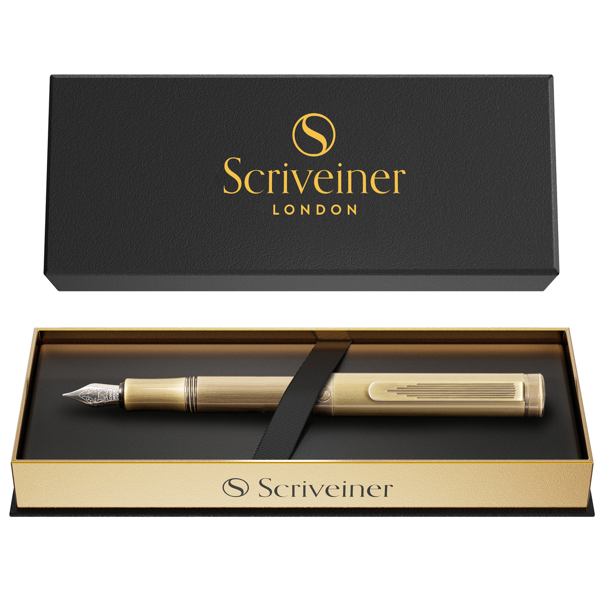 Scriveiner Pocket Pen Bronze Fountain Pen - Medium Nib