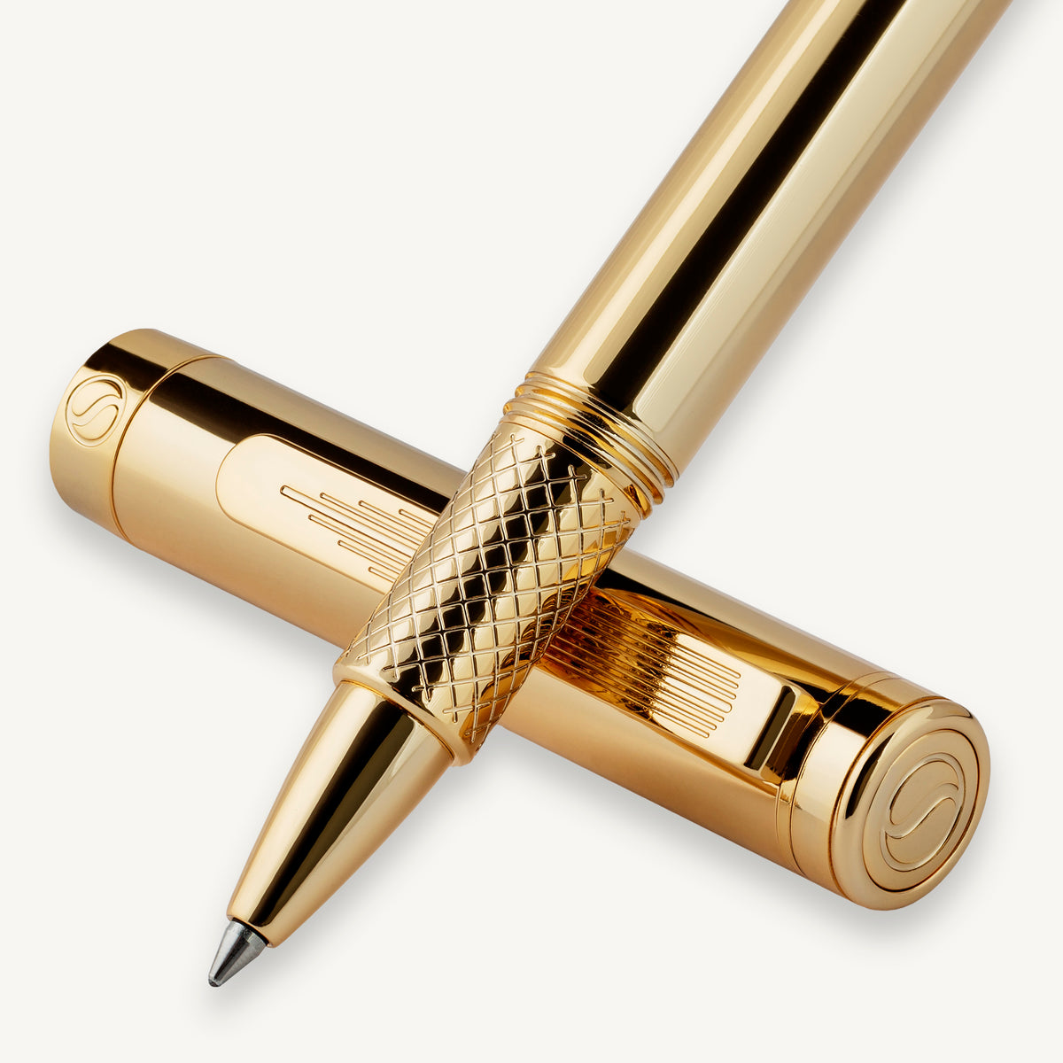Scriveiner Pocket Pen Gold Rollerball Pen
