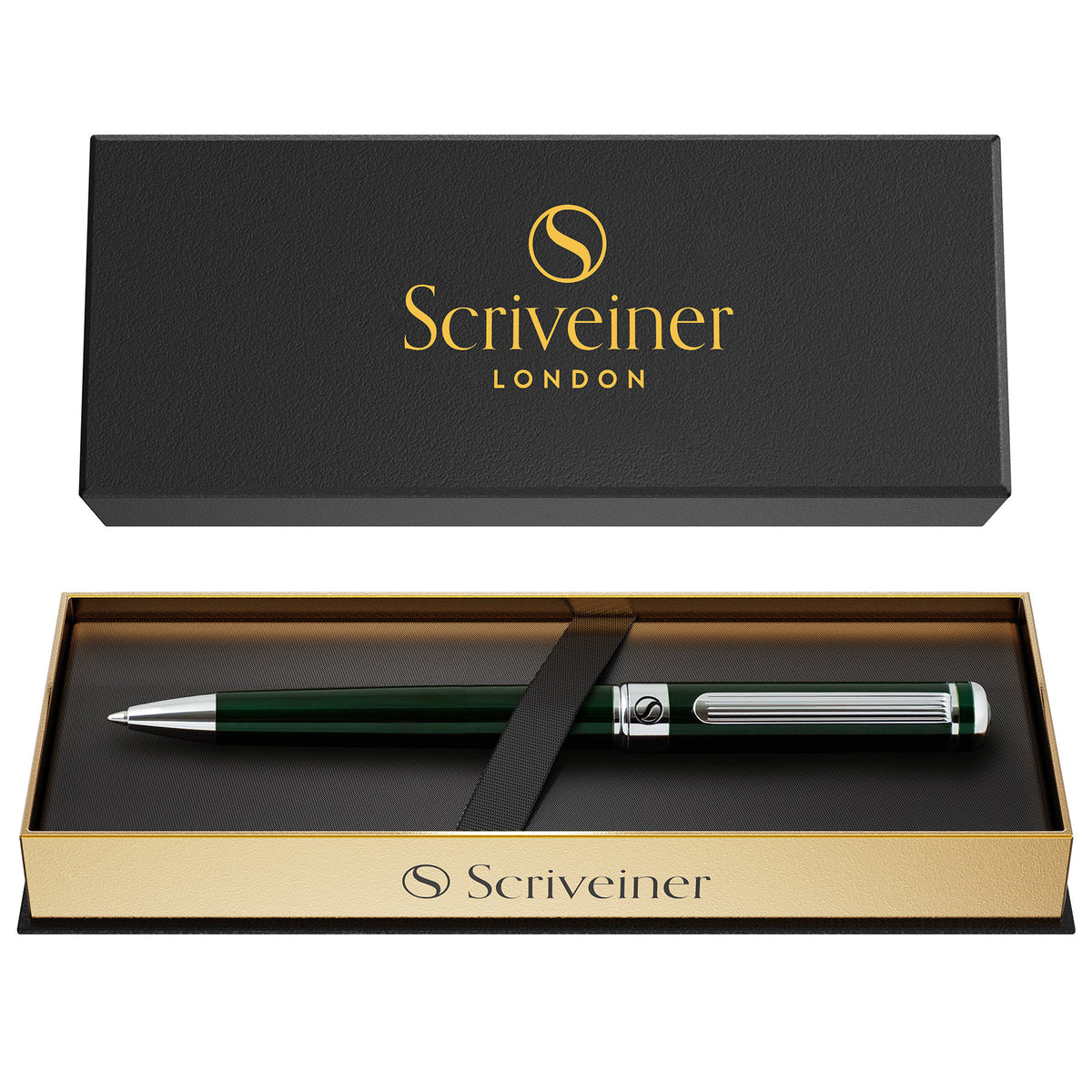 Scriveiner Klassischer Kugelschreiber British Racing Green