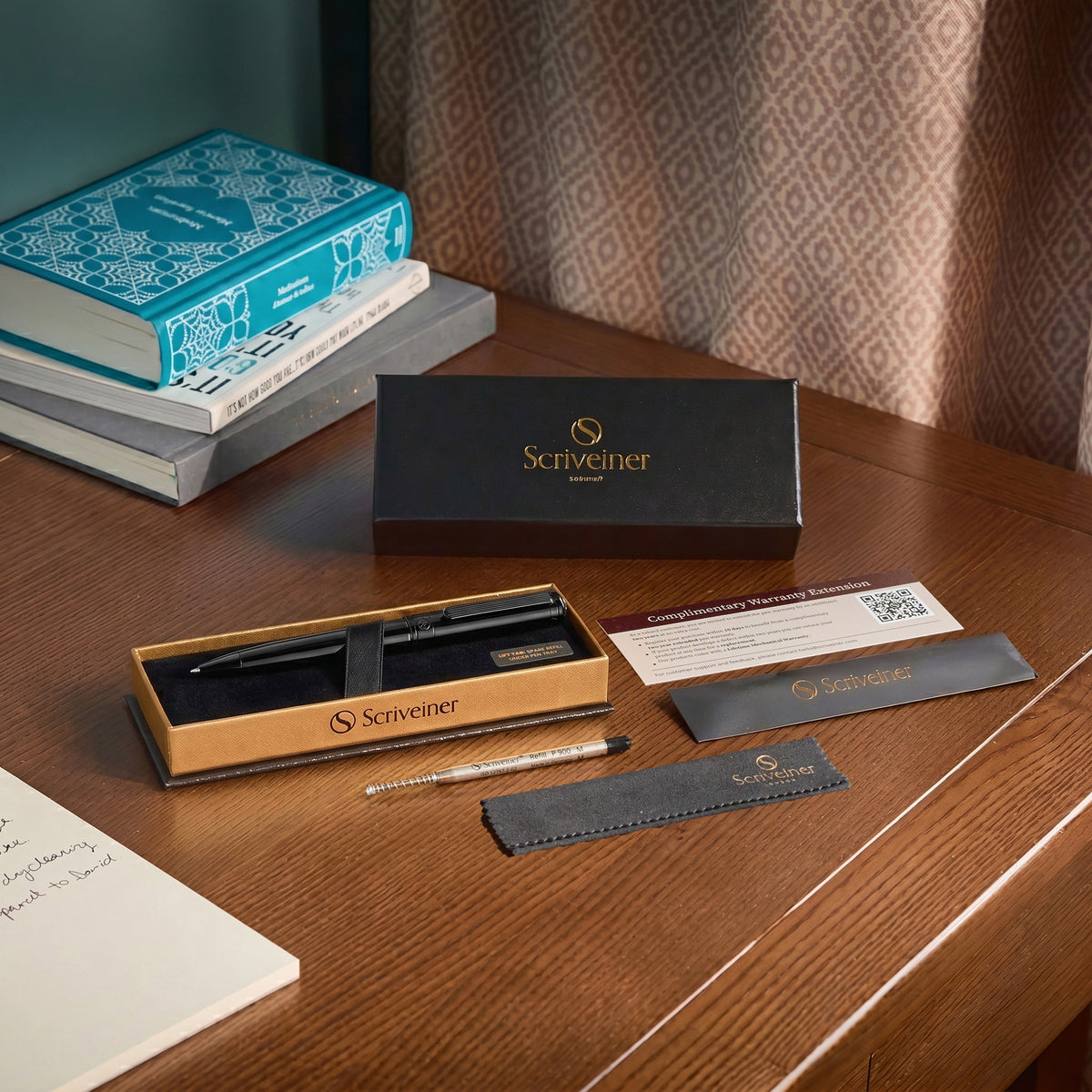 Scriveiner Classic Gun Metal Ballpoint Pen