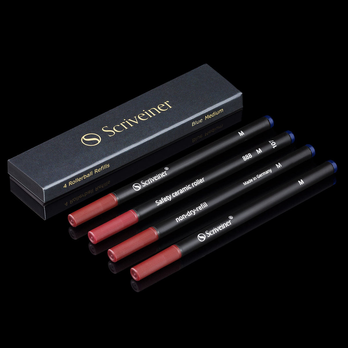 Scriveiner Blue Rollerball Refill - Medium Nib