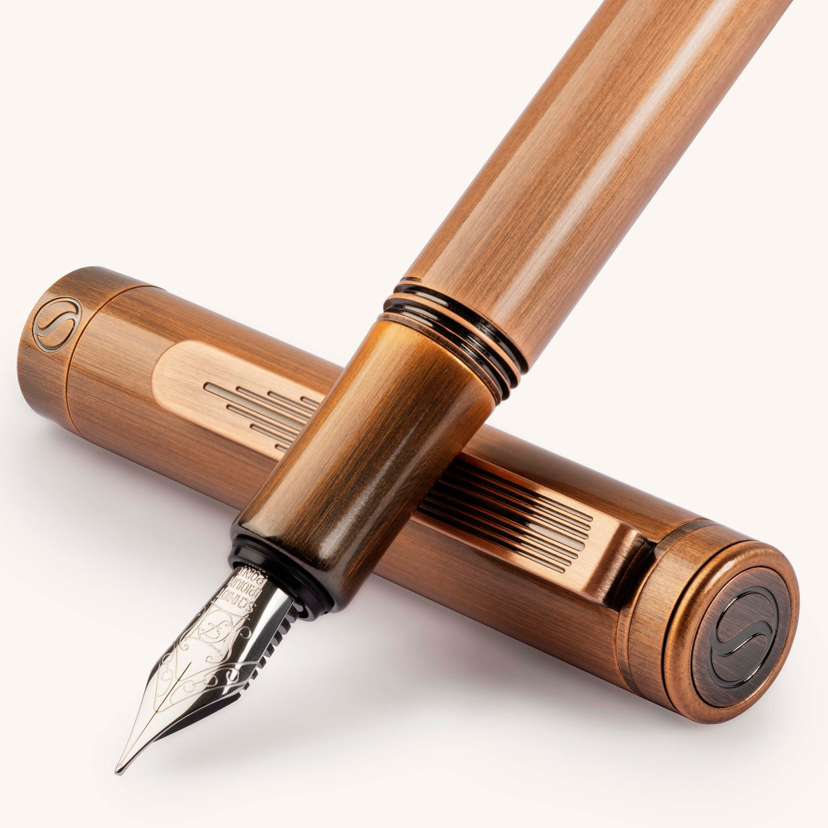 Scriveiner Pocket Pen Copper Fountain Pen - Fine Nib