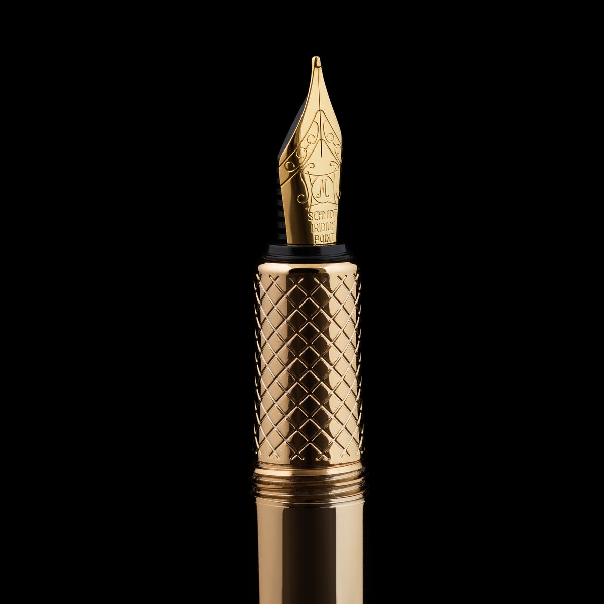 Scriveiner Pocket Pen Gold Fountain Pen - Medium Nib