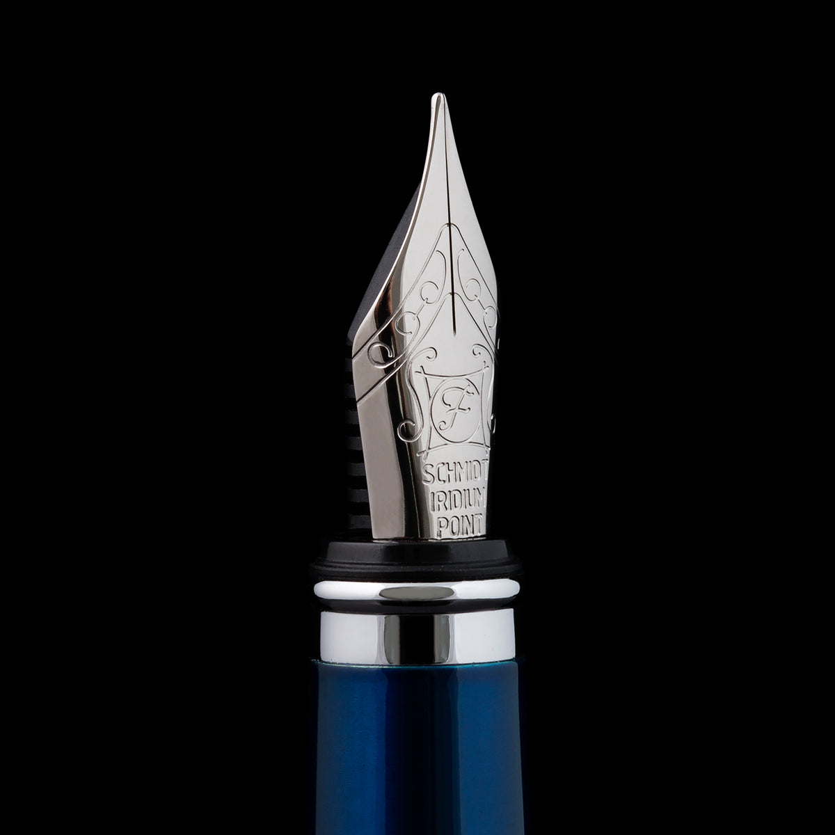 Stylo-plume classique Scriveiner bleu nuit - Pointe fine