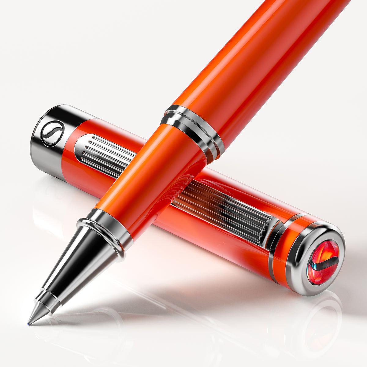Scriveiner Classic Orange Rollerball Pen