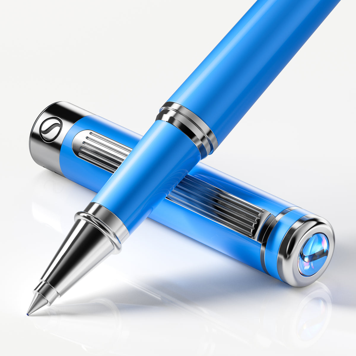 Scriveiner Classic Sky Blue Rollerball Pen