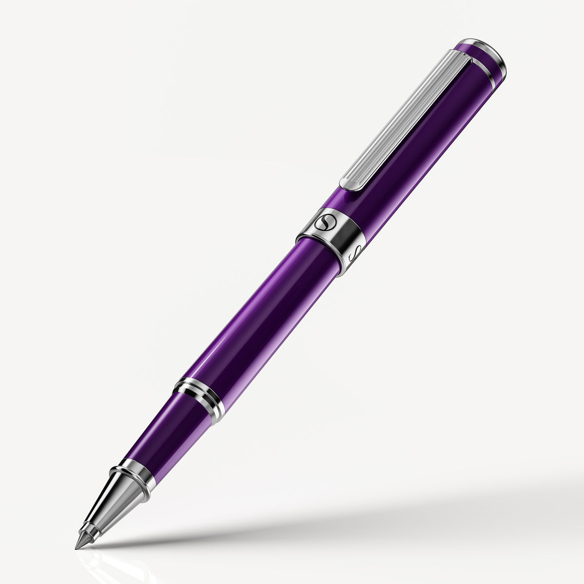 Scriveiner Classic Aubergine Rollerball Pen - Custom